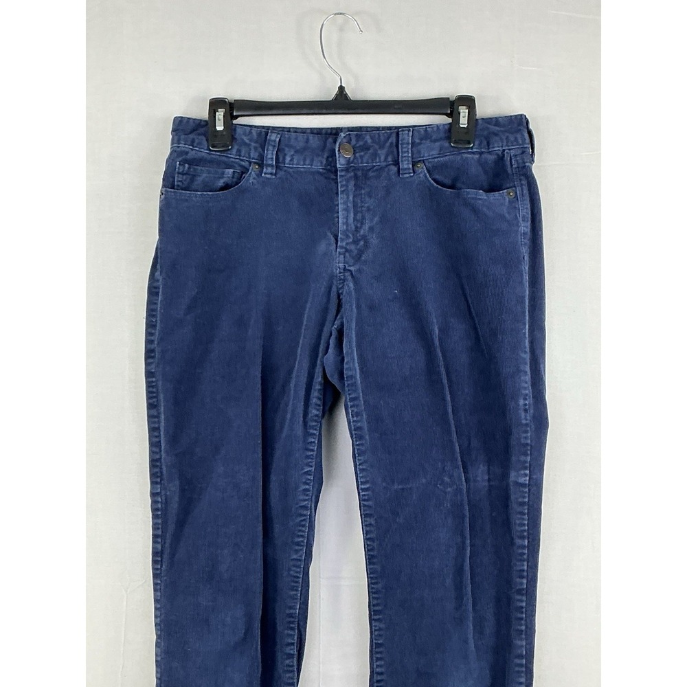 Banana Republic Corduroy Pants‎ Womens 8 Skinny Fit Blue Stretch Casual